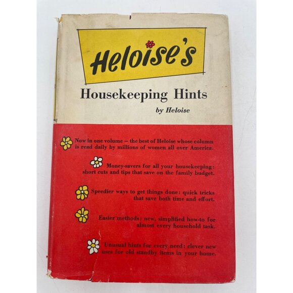 Vintage Heloises Housekeeping Hints By Heloise Book Tips Cleaning Hacks - Picture 1 of 4